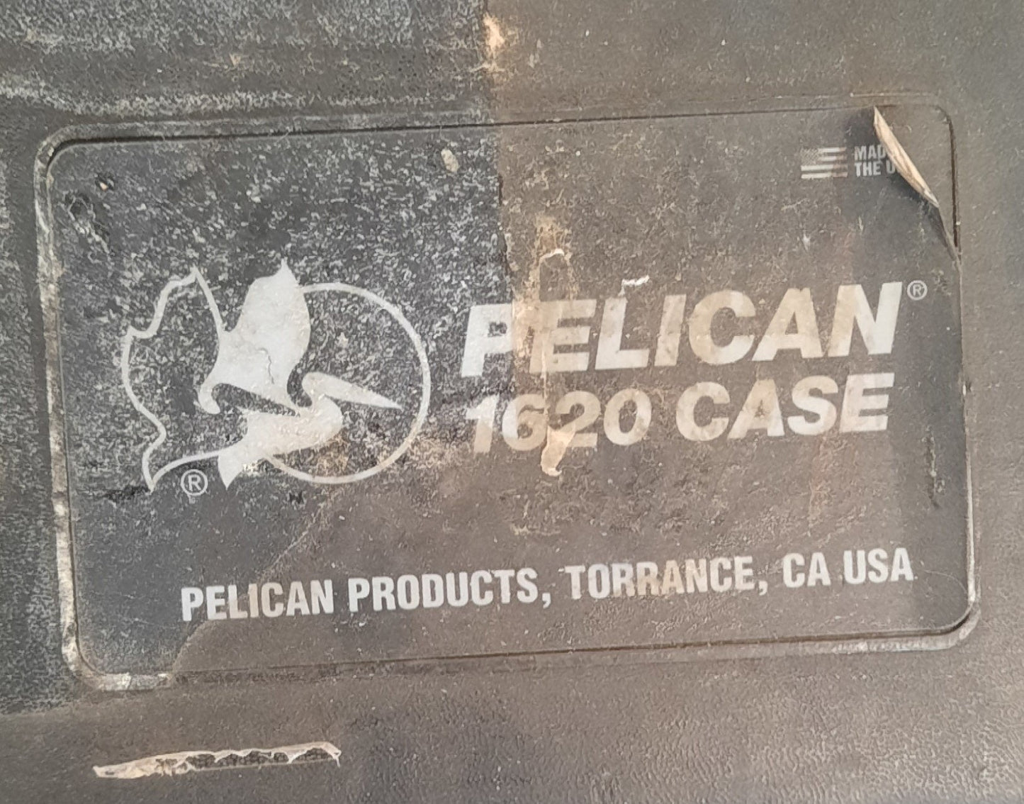 Used Pelican 1620 Watertight Protector Case Dimensions 21.48 x 16.42 x 12.54"