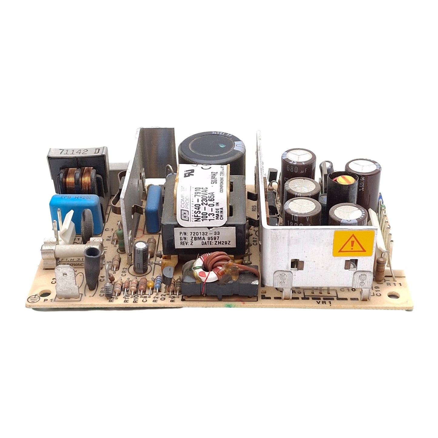 Used Artesyn NFS40-7910 AC/DC Open Frame Power Supply, 100-230VAC 50/60Hz Input, 40W