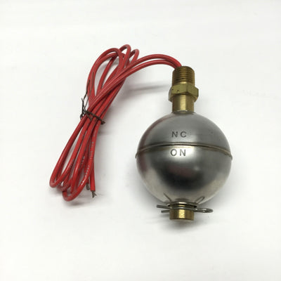 New – Open box Thomas 41321 Float Level Switch, 1/4" NPT Brass Stem, NO-NC SPST, 20VA