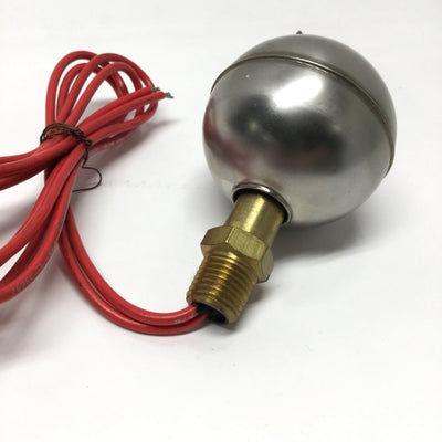 New – Open box Thomas 41321 Float Level Switch, 1/4" NPT Brass Stem, NO-NC SPST, 20VA
