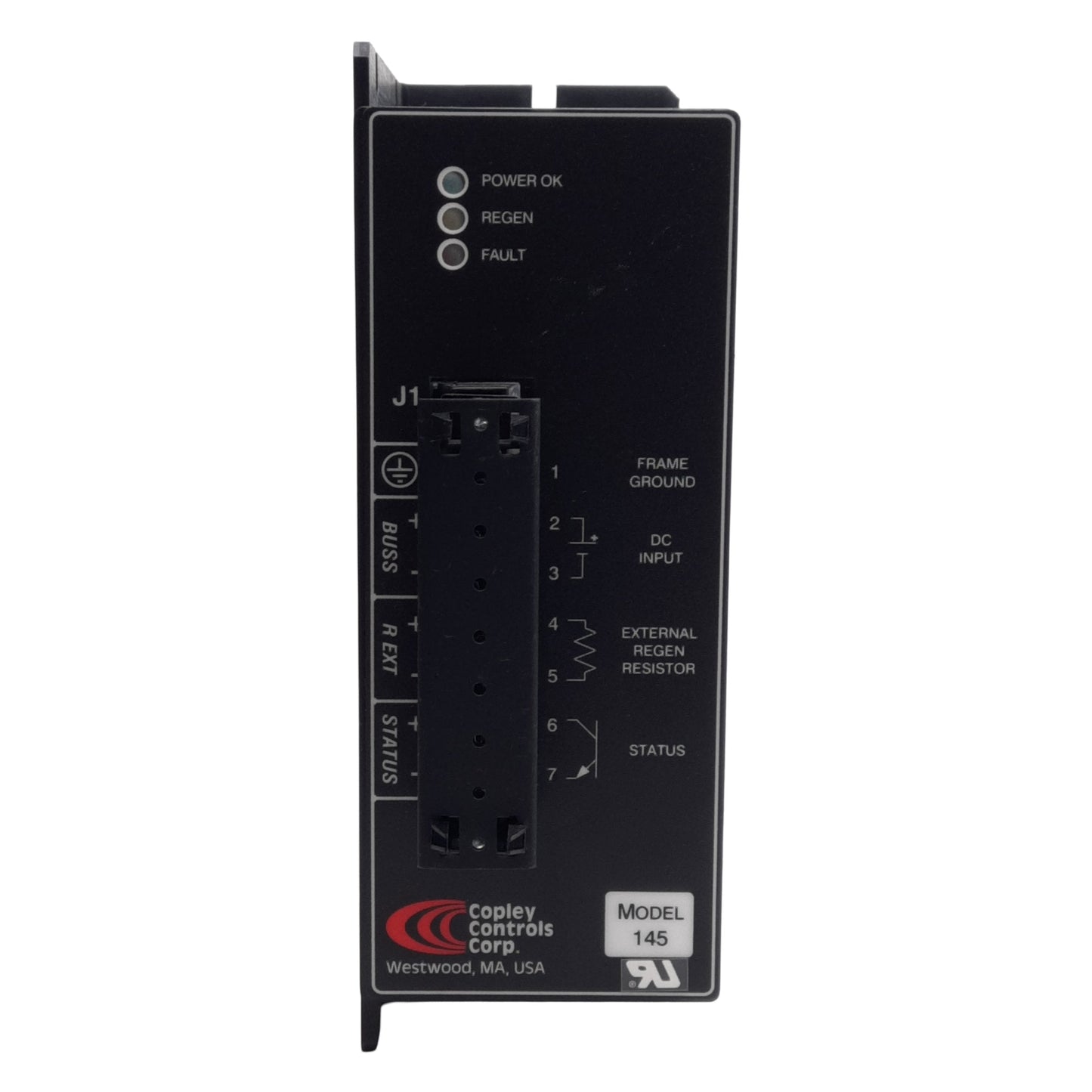 Used Copley Controls Model 145 PWM Reverse Energy Dissipator, 20A, 1600W/s @ 375VDC