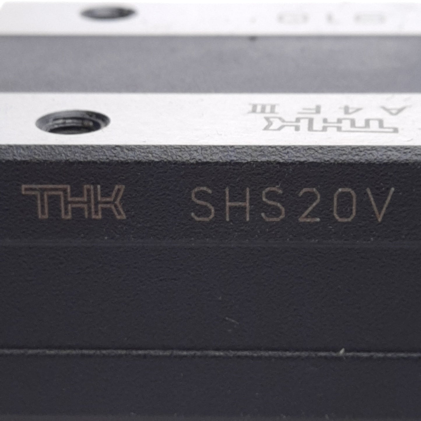 Used THK SHS20V2+330L Linear Guide Assembly, 330mm Rail, 79mm x 44mm Carriages