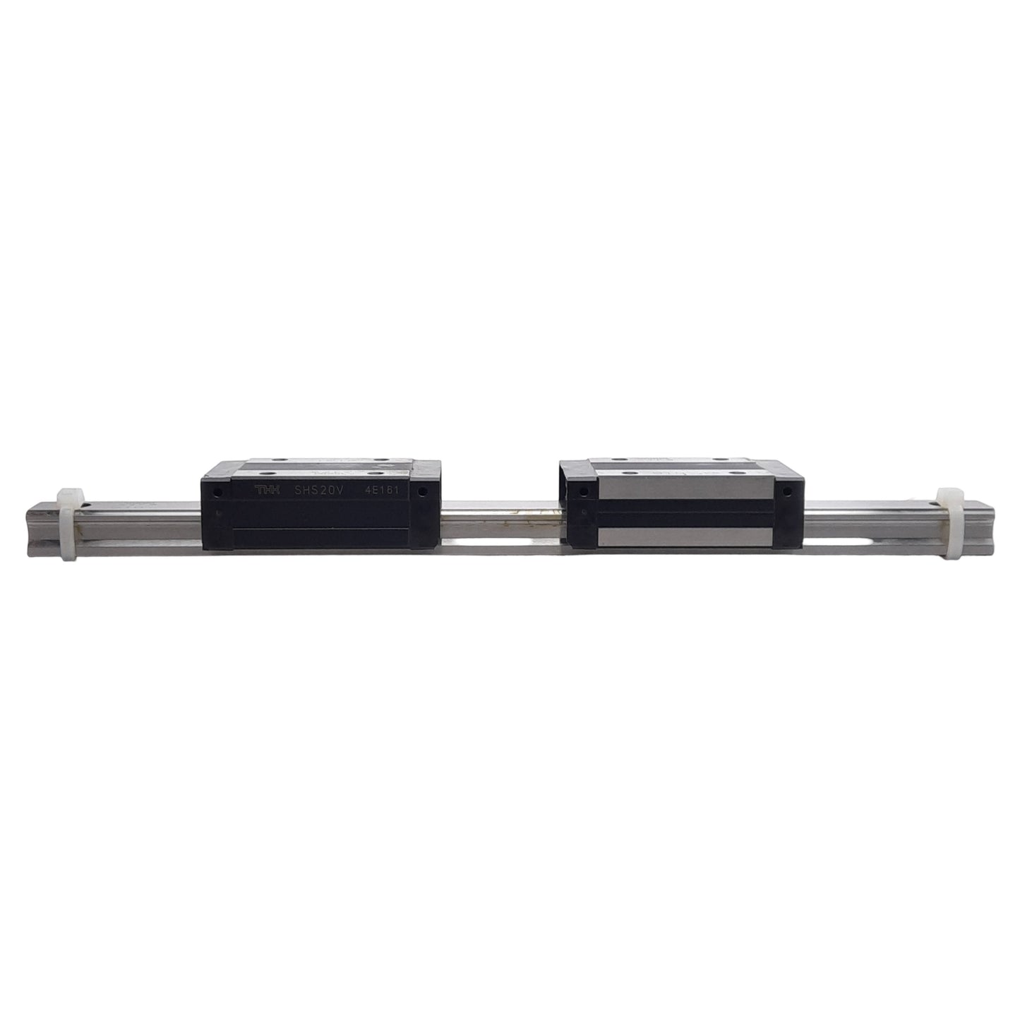 Used THK SHS20V2+330L Linear Guide Assembly, 330mm Rail, 79mm x 44mm Carriages