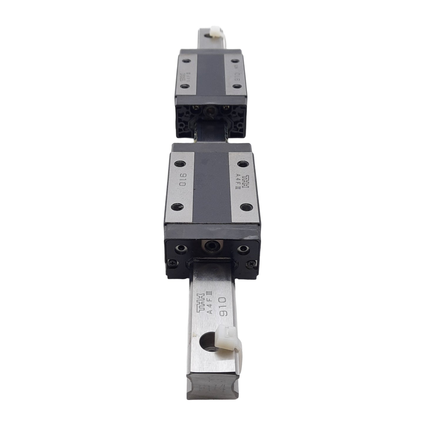 Used THK SHS20V2+330L Linear Guide Assembly, 330mm Rail, 79mm x 44mm Carriages