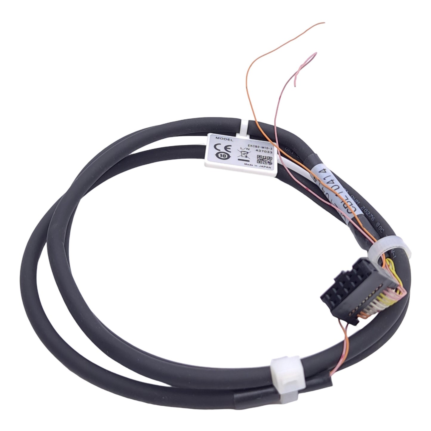 Used CCS EXCB2-M10-3 Cable, MIL 10-Pin Socket Connector to Flying Leads, 3ft Length