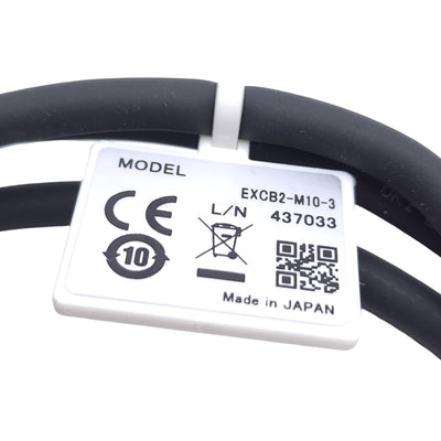 Used CCS EXCB2-M10-3 Cable, MIL 10-Pin Socket Connector to Flying Leads, 3ft Length