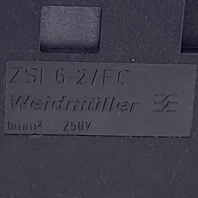 New – Open box Lot of 7 Weidmuller 1814690000 ZSI 6-2/FC Fuse Terminal, 1-Level, 1-Potential