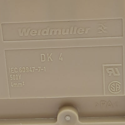 New – Open box Lot of 8 Weidmuller 0527660000 DK 4/35 Terminal Block, 2-Level, 2-Potential