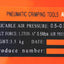 Used iCrimp AM-10 Pneumatic Crimping Tools 0.5-0.7MPa, 13.5KN/1.3T
