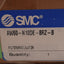 New SMC AW60-N10DE-8RZ-B Filter Regulator, 5µm Filtration, 7-125PSI Set, 1in NPT