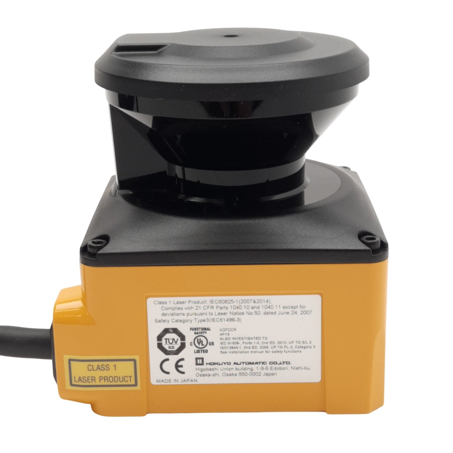 New Hokuyo UAM-05LP-T301 Safety Laser Scanner, 5m Range, 270° Protection, 24VDC