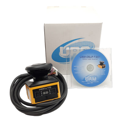 New Hokuyo UAM-05LP-T301 Safety Laser Scanner, 5m Range, 270° Protection, 24VDC