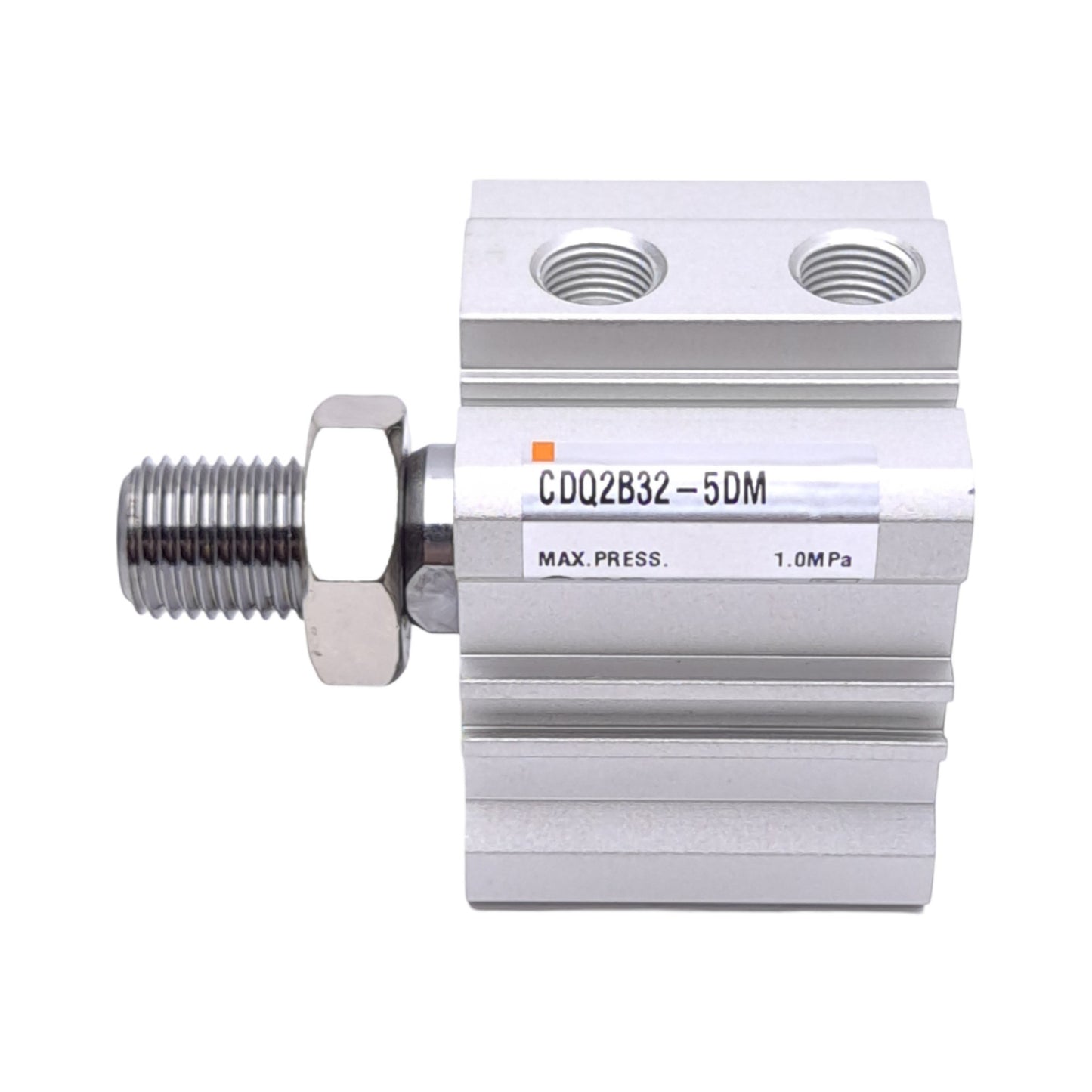 New – Open box SMC CDQ2B32-5DM Compact Pneumatic Cylinder, ø32mm Bore, 5mm Stroke, 1.0MPa Max