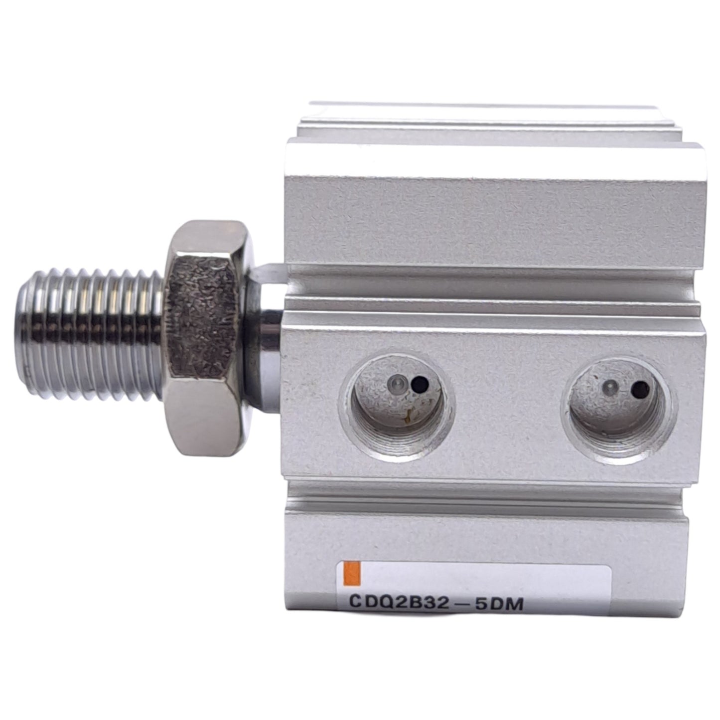 New – Open box SMC CDQ2B32-5DM Compact Pneumatic Cylinder, ø32mm Bore, 5mm Stroke, 1.0MPa Max