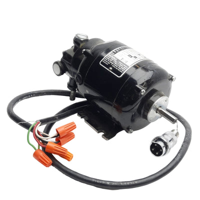 Used Bodine Electric NSH-12B Right Angle Gearmotor, 115V DC 0.33A, 6:1, 288RPM