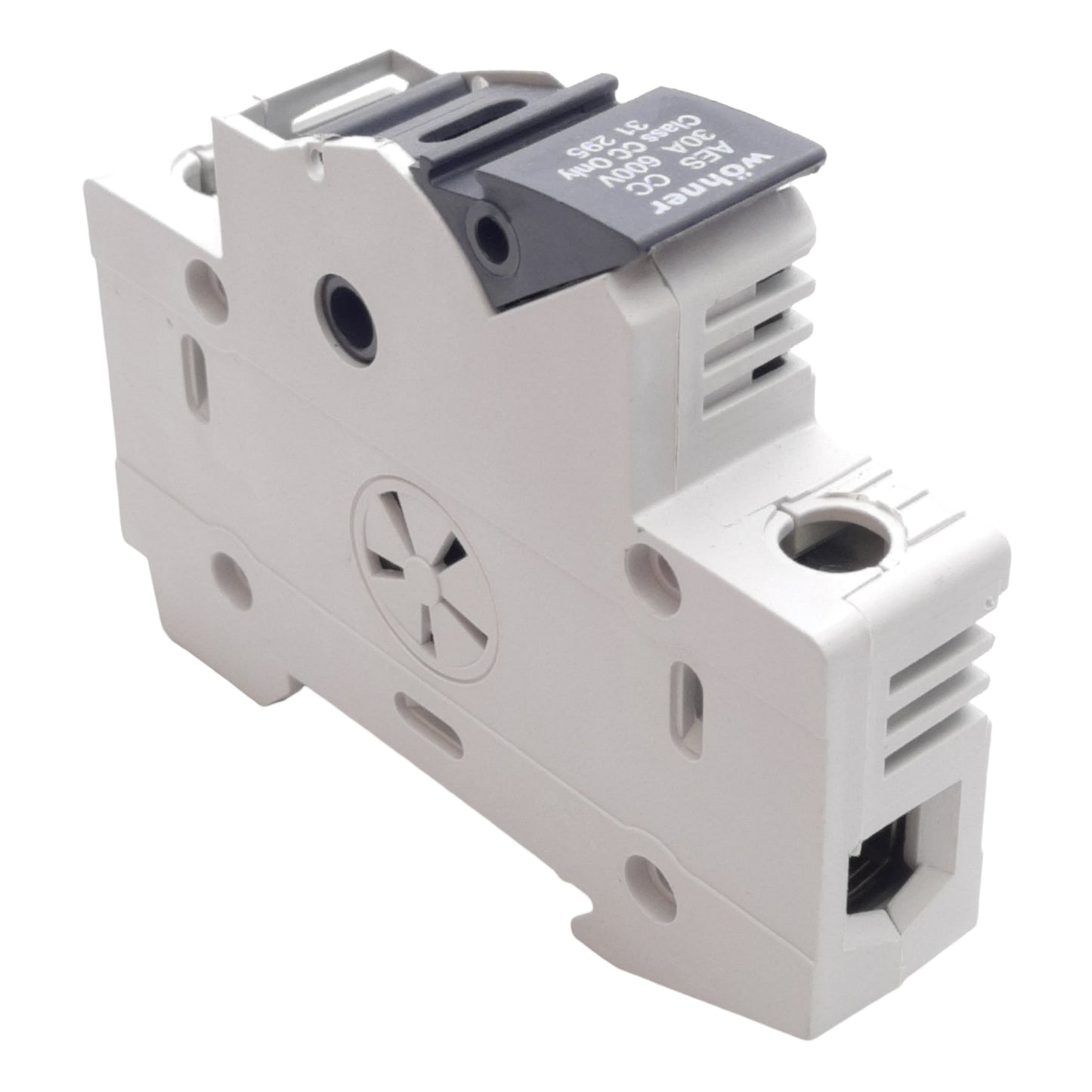 New Lot of 12 Wohner 31295 Ambus EasySwitch Class CC Fuse Holder 600VAC 30A DIN Rail