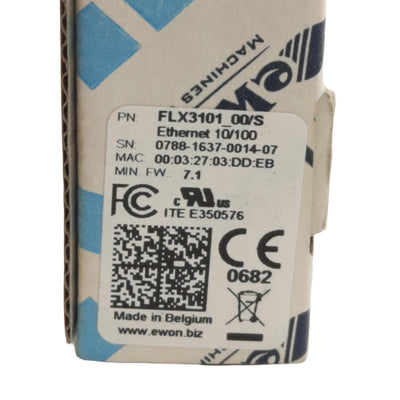 New Ewon Flexy FLX3101_00/S Single Ethernet WAN Extension Card, 10/100Mbps, FW 7.1