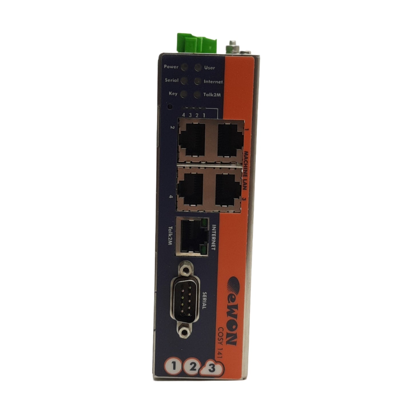 New Ewon Cosy EC51410-00 Industrial VPN Router, 12-24VDC, Serial RS232, 422/485