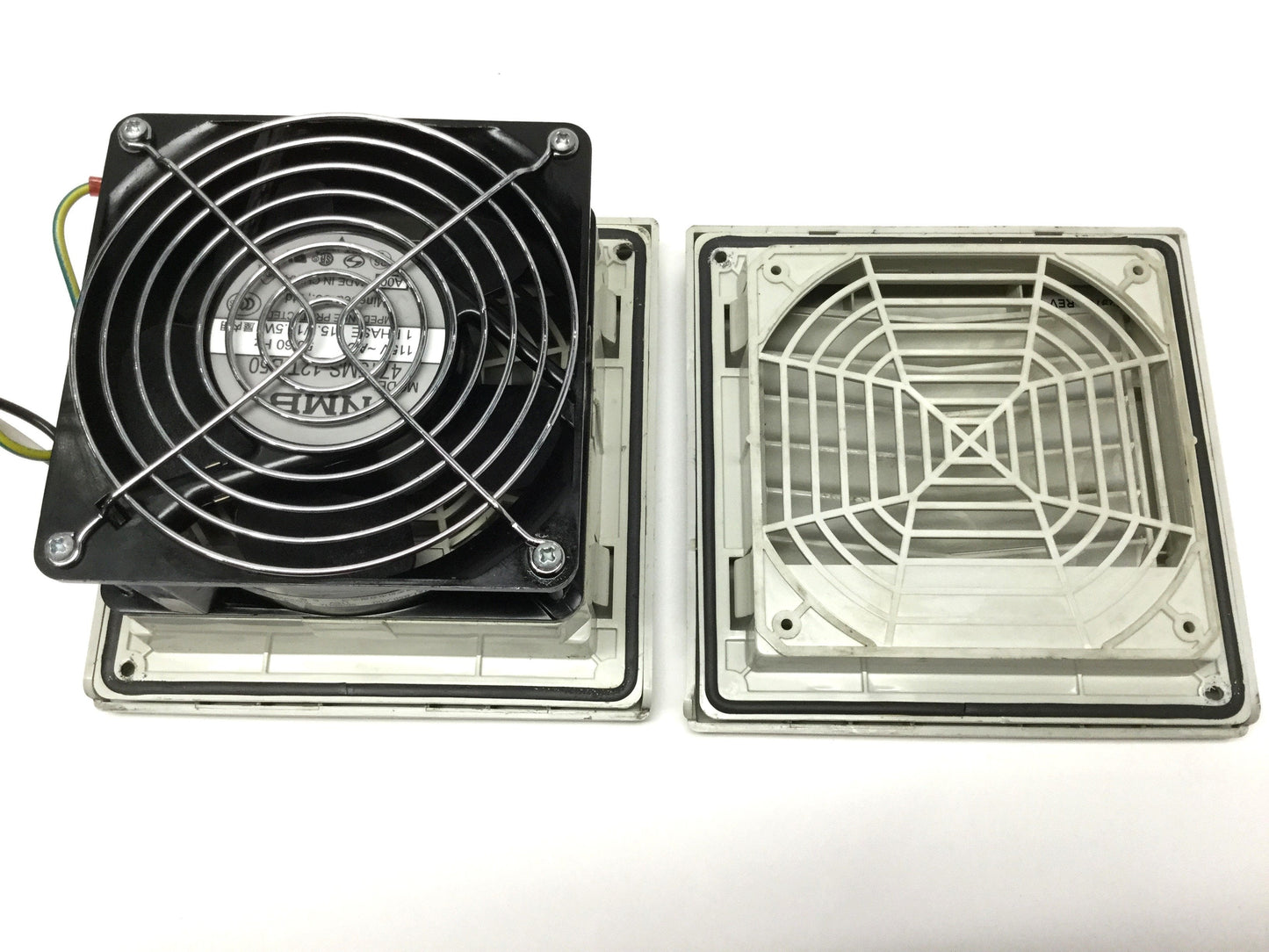Used Pentair Hoffman HF0516414 Enclosure Filter Fan 115VAC, 35CFM w/Exhaust Grille
