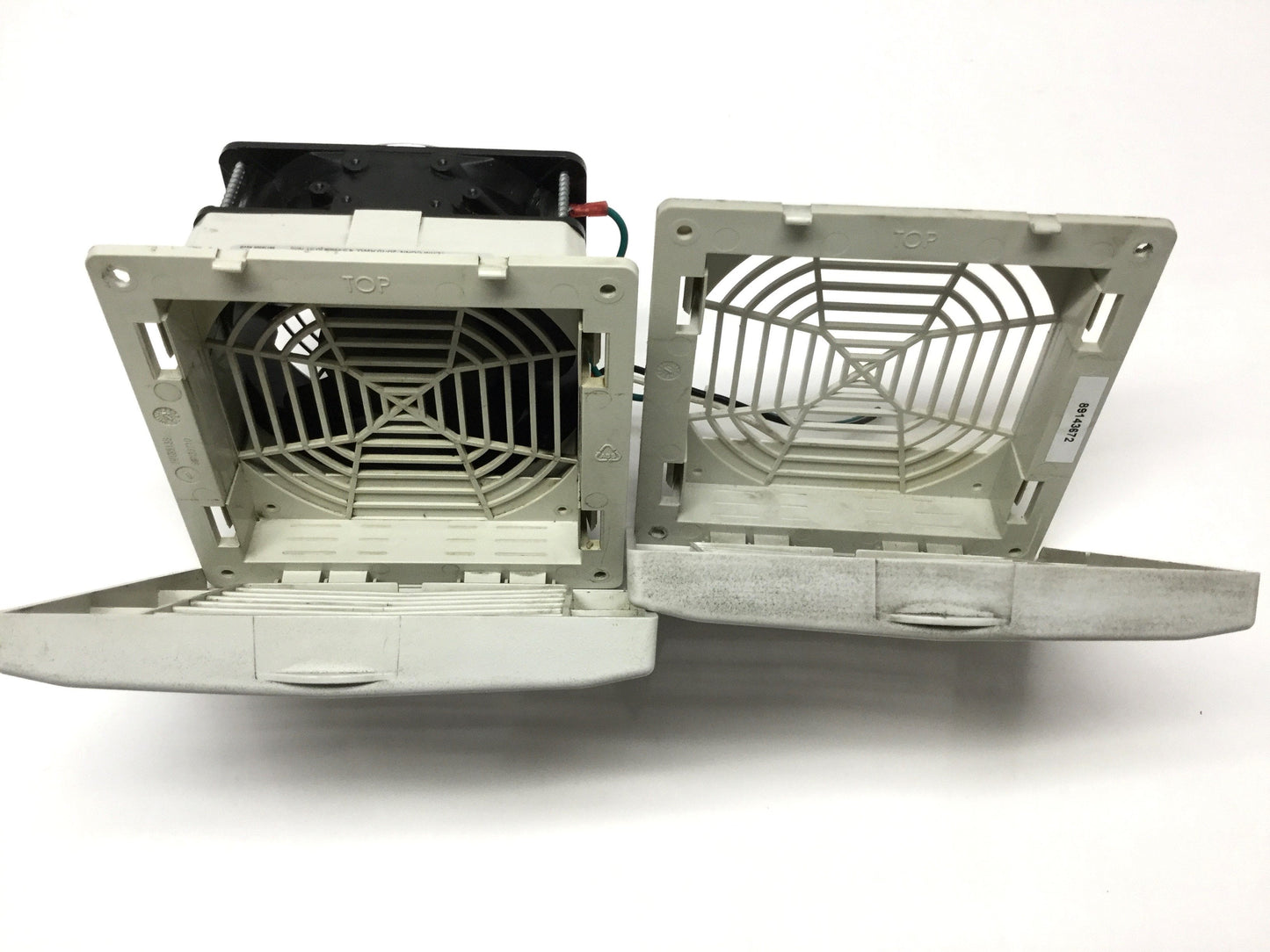 Used Pentair Hoffman HF0516414 Enclosure Filter Fan 115VAC, 35CFM w/Exhaust Grille