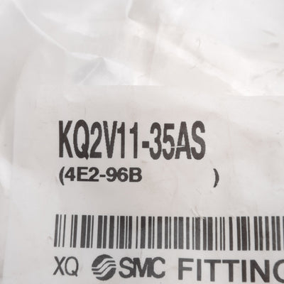 New Lot of 4 KQ2V11-35AS Universal Male Elbow Fitting, ø3/8in One-Touch, 1/4in NPT