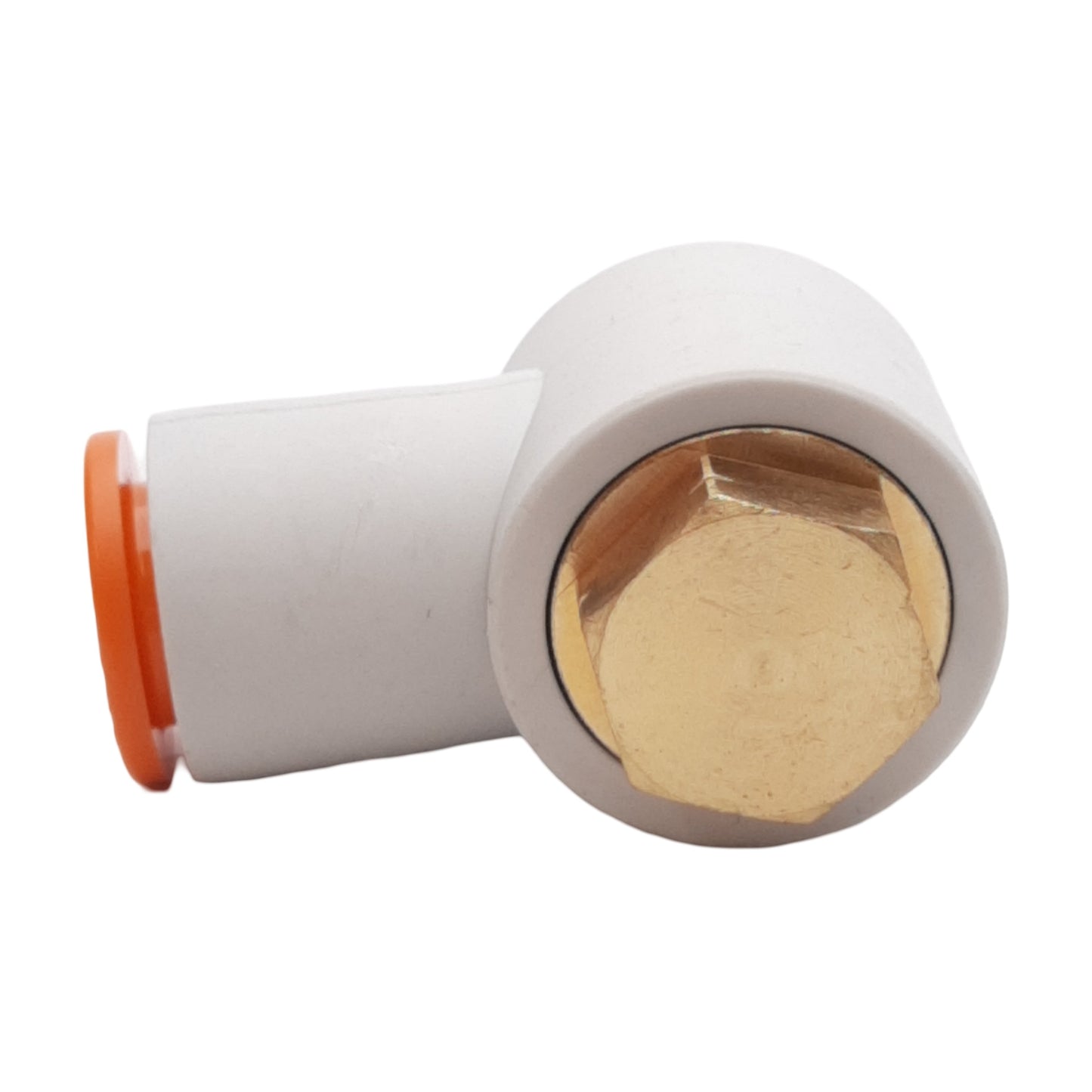 New Lot of 4 KQ2V11-35AS Universal Male Elbow Fitting, ø3/8in One-Touch, 1/4in NPT