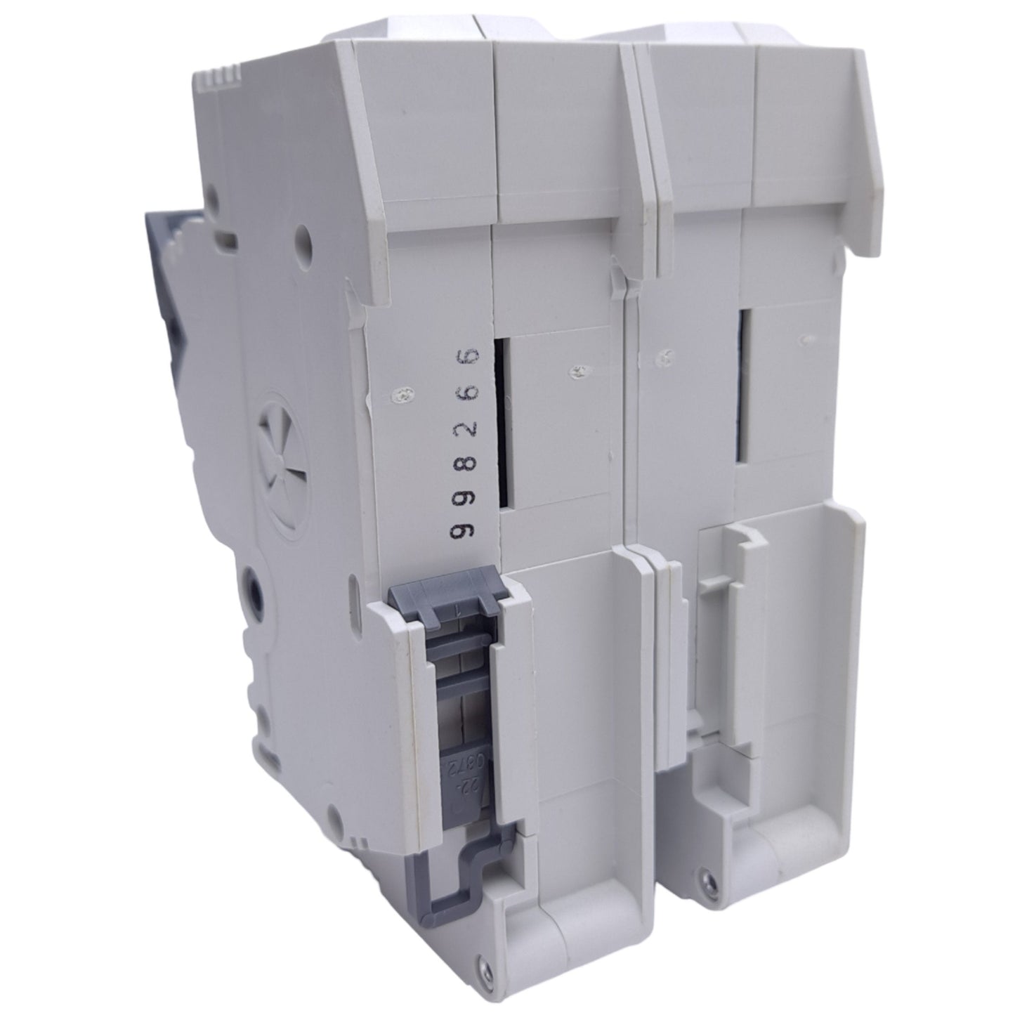 New – Open box Wohner 31933 Fuse Holder, Class J, 2-Pole, 30A, 110-600VAC/DC, DIN Rail