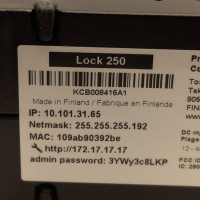 New Tosibox Lock 250 Industrial Modem, 12-48VDC, 2-Input 2-Outputs Digital 24VDC