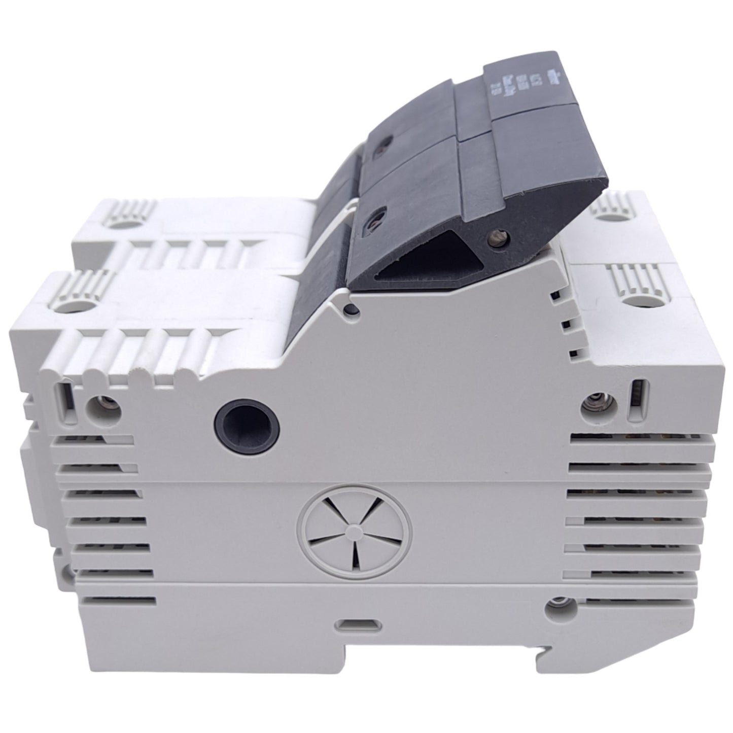 New – Open box Wohner 31924 Fuse Holder, Class J, 2-Pole, 60A, 110-600VAC/DC, DIN Rail