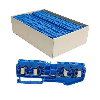 New Lot of 25 Altech Corp CSC4T2-2 Terminal Blocks, 1-Level, 4-Contacts, 600V 25A