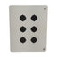 New Applied Motion Products AM864HP6 Pushbutton Enclosure, 6-Button, 8in x 6in x 4in