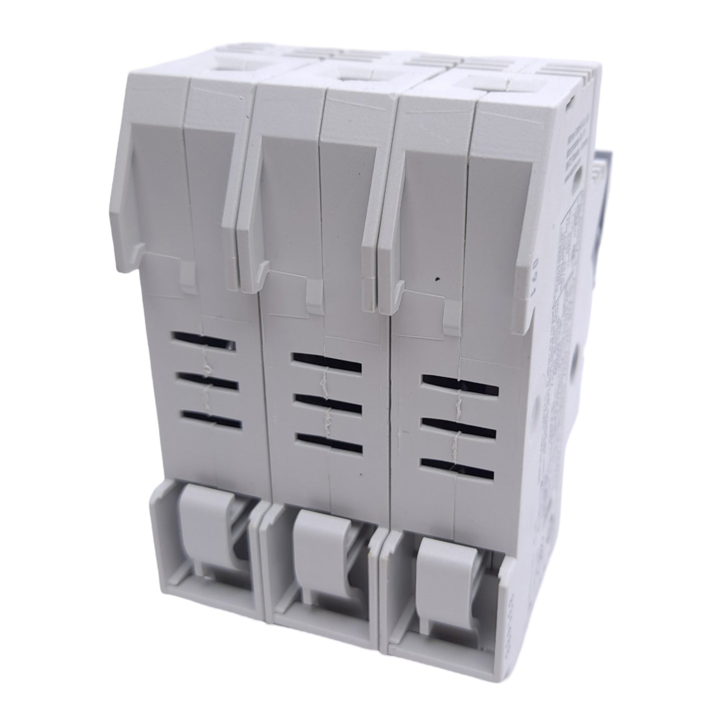 New – Open box Wohner 31133 Fuse Holder, 10x38, 3-Pole, 32A, 110-690VAC/DC, DIN Rail