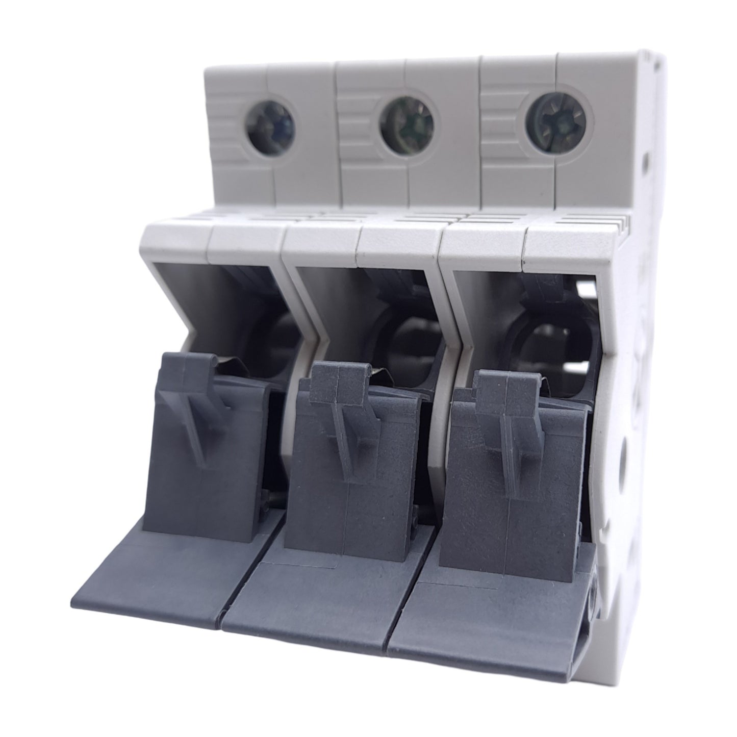 New – Open box Wohner 31133 Fuse Holder, 10x38, 3-Pole, 32A, 110-690VAC/DC, DIN Rail