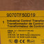 New Square D 9070TF50D19 Industrial Control Transformer 50VA, 480VAC Prim, 24VAC Sec