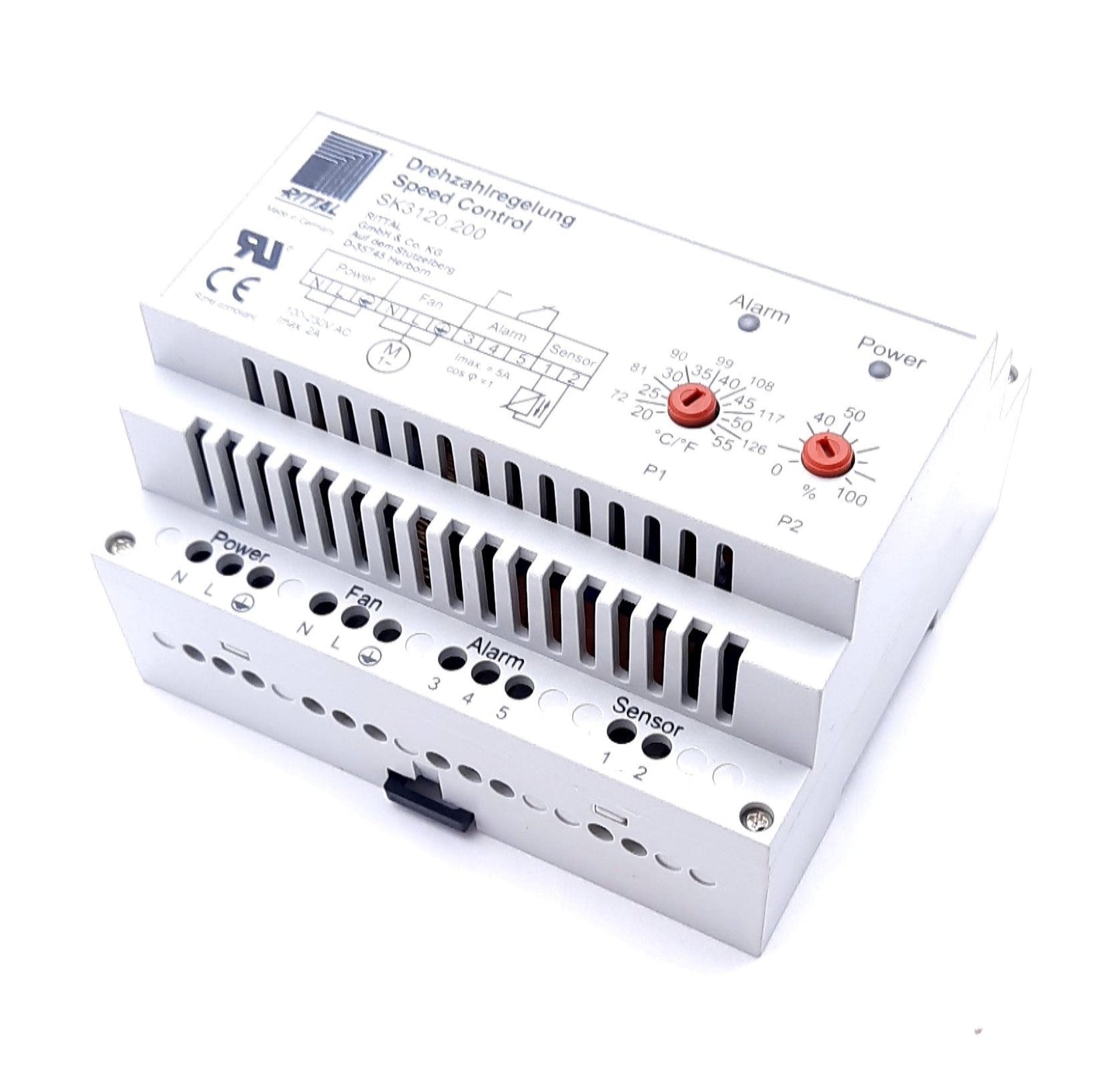 New Rittal SK 3120.200 Fan Speed Control for 2Pole 1Ph AC Motor 100-230VAC 2A 300W