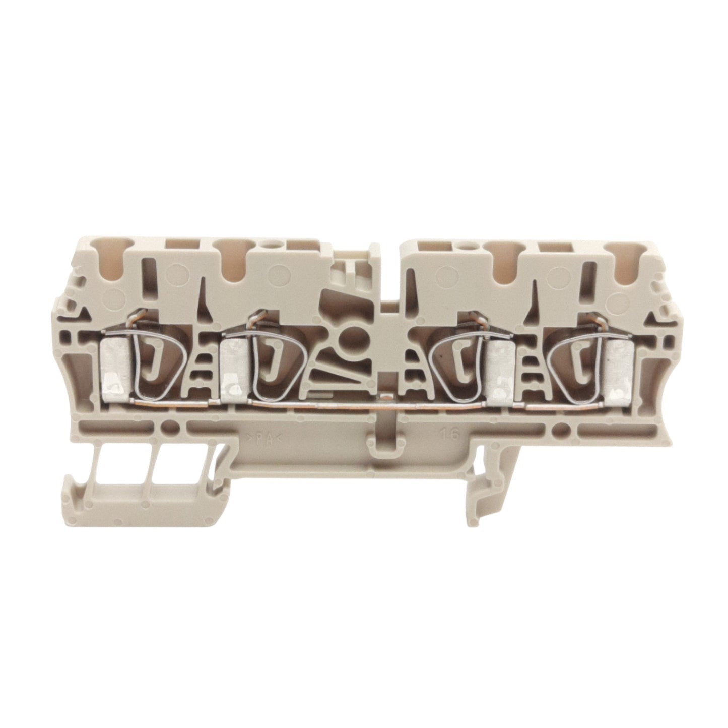 New Lot of 15 Weidmuller 1608570000 Feed Thru Terminal Blocks, 600V 27A, 4-Position