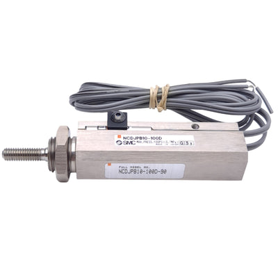 New – Open box SMC NCDJPB10-100D-90 Pin Cylinder, ø3/8in Bore, 1in Stroke, 100psi Max