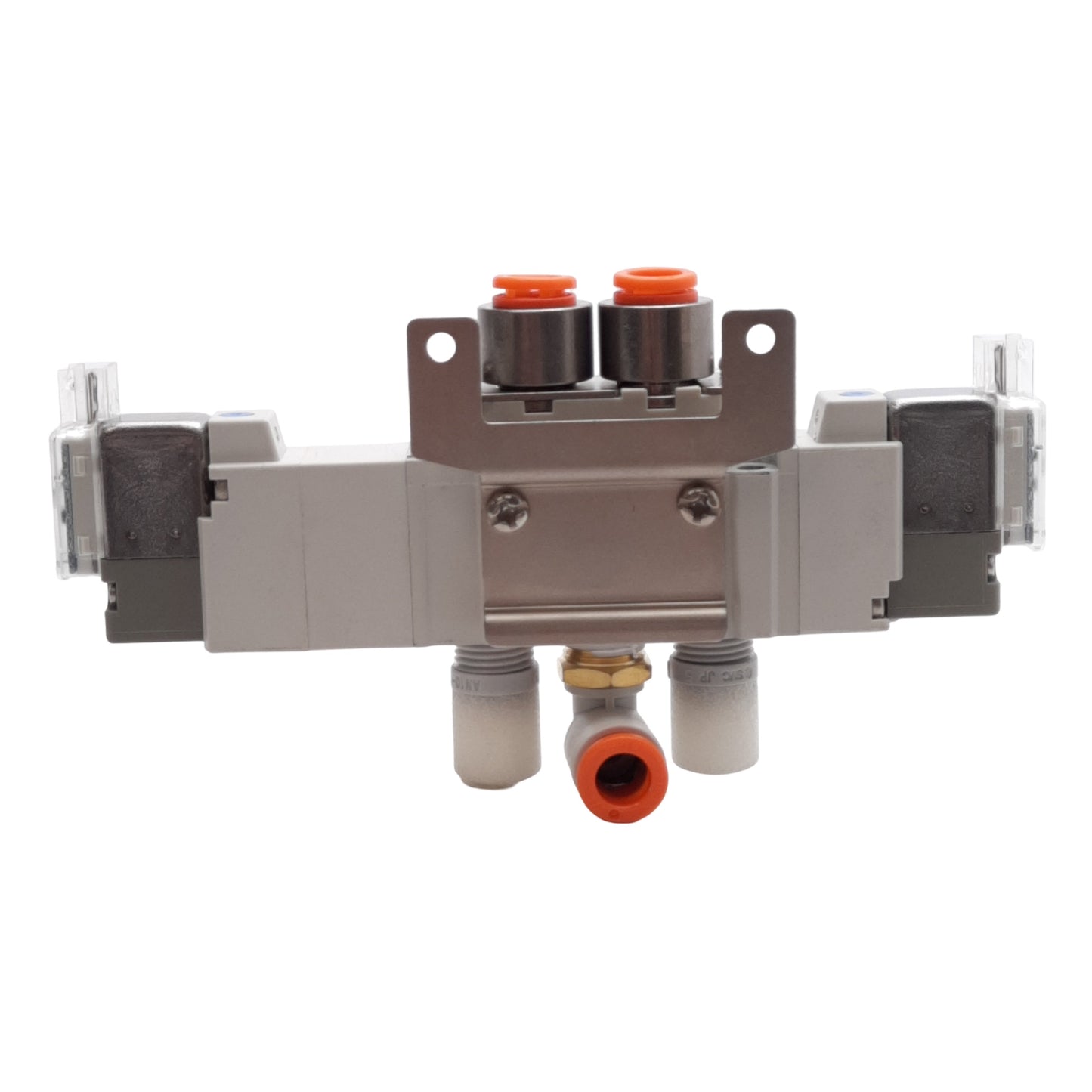 New SMC SY5320-5MZ-N7T Double Solenoid Valve, 0.2-0.7MPa ø1/4in One-Touch 24VDC Coil
