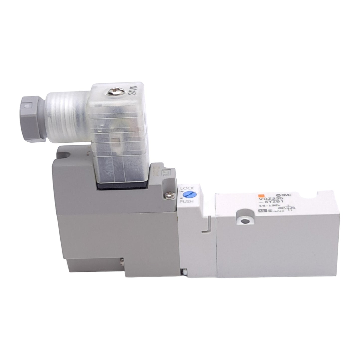 New – Open box SMC VQZ235-5YZB1 Solenoid Valve, 0.15-0.7MPa, DIN Terminal, 24VDC Coil