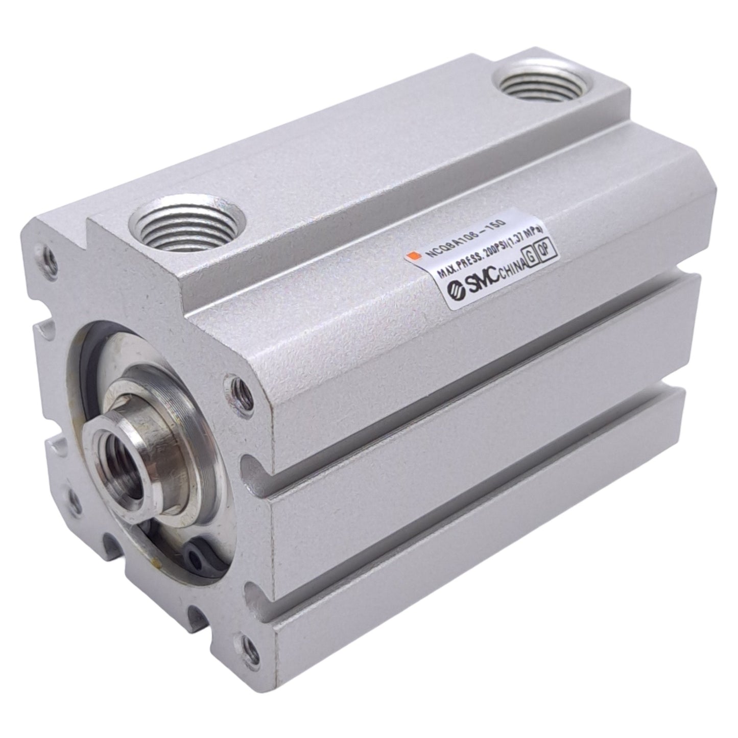 New – Open box SMC NCQ8A106-150 Compact Cylinder, ø1-16" Bore, 1-1/2" Stroke, 200psi Max