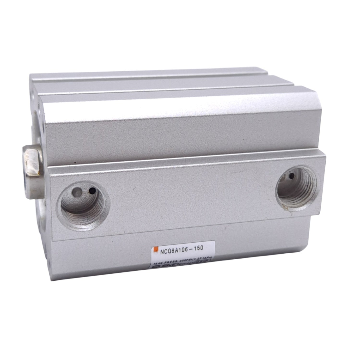 New – Open box SMC NCQ8A106-150 Compact Cylinder, ø1-16" Bore, 1-1/2" Stroke, 200psi Max