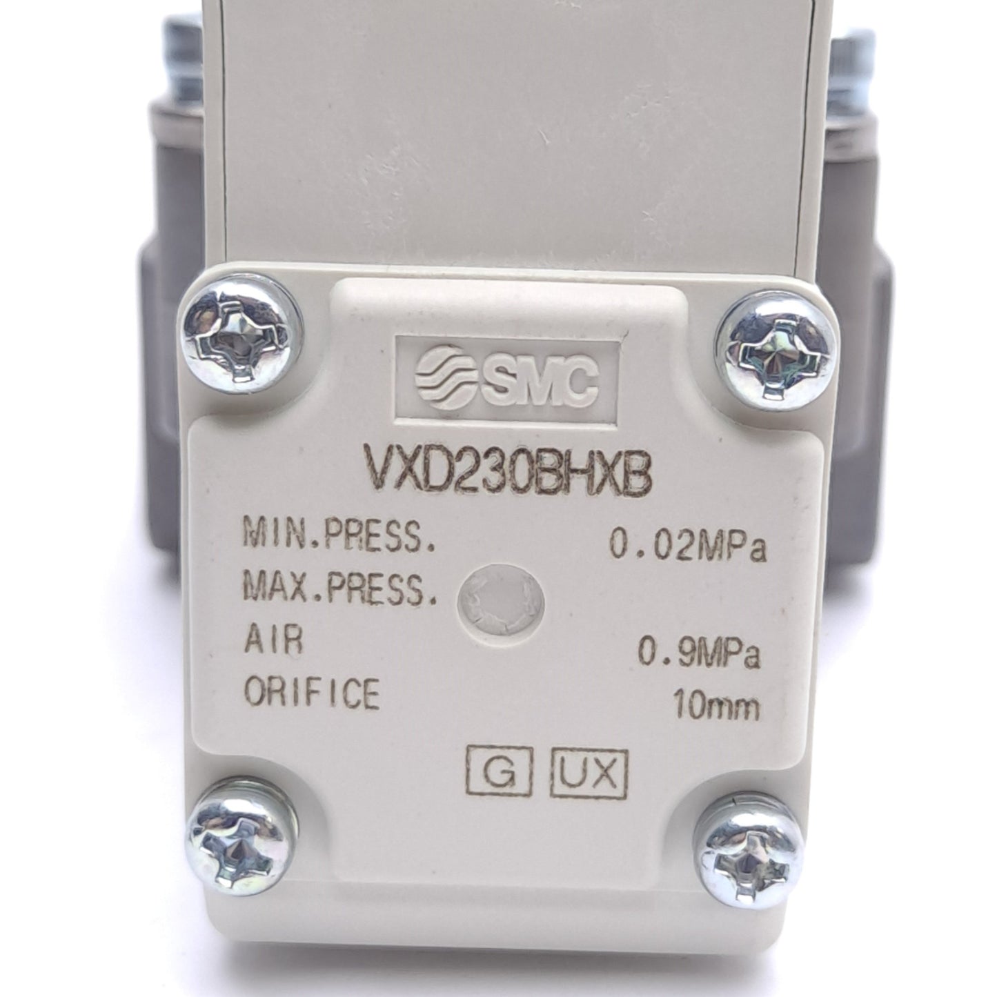 New – Open box SMC VXD230BHXB Solenoid Valve, NC, Rc 3/8", 100VAC, ø10mm Orifice, 0.02-0.9MPa