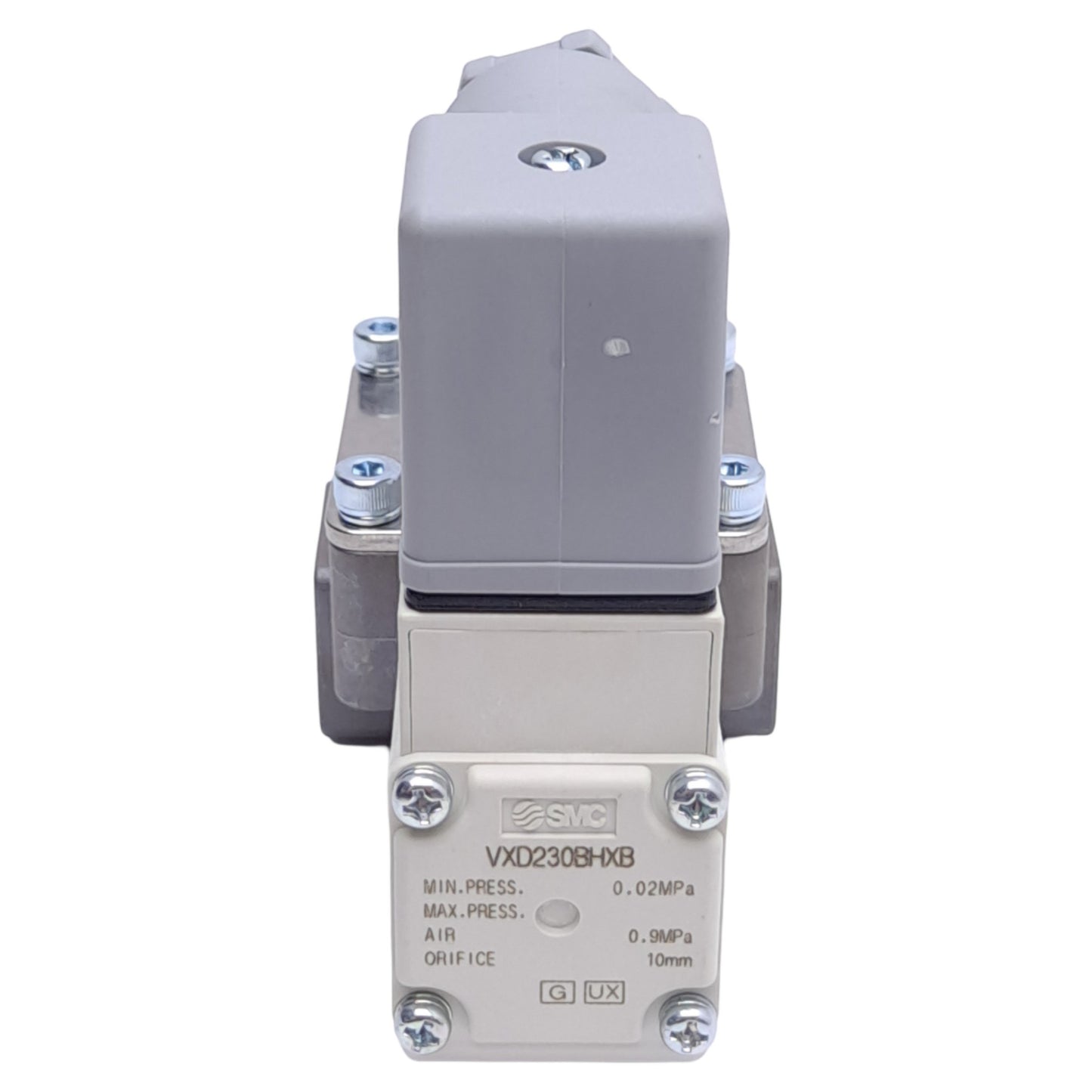 New – Open box SMC VXD230BHXB Solenoid Valve, NC, Rc 3/8", 100VAC, ø10mm Orifice, 0.02-0.9MPa