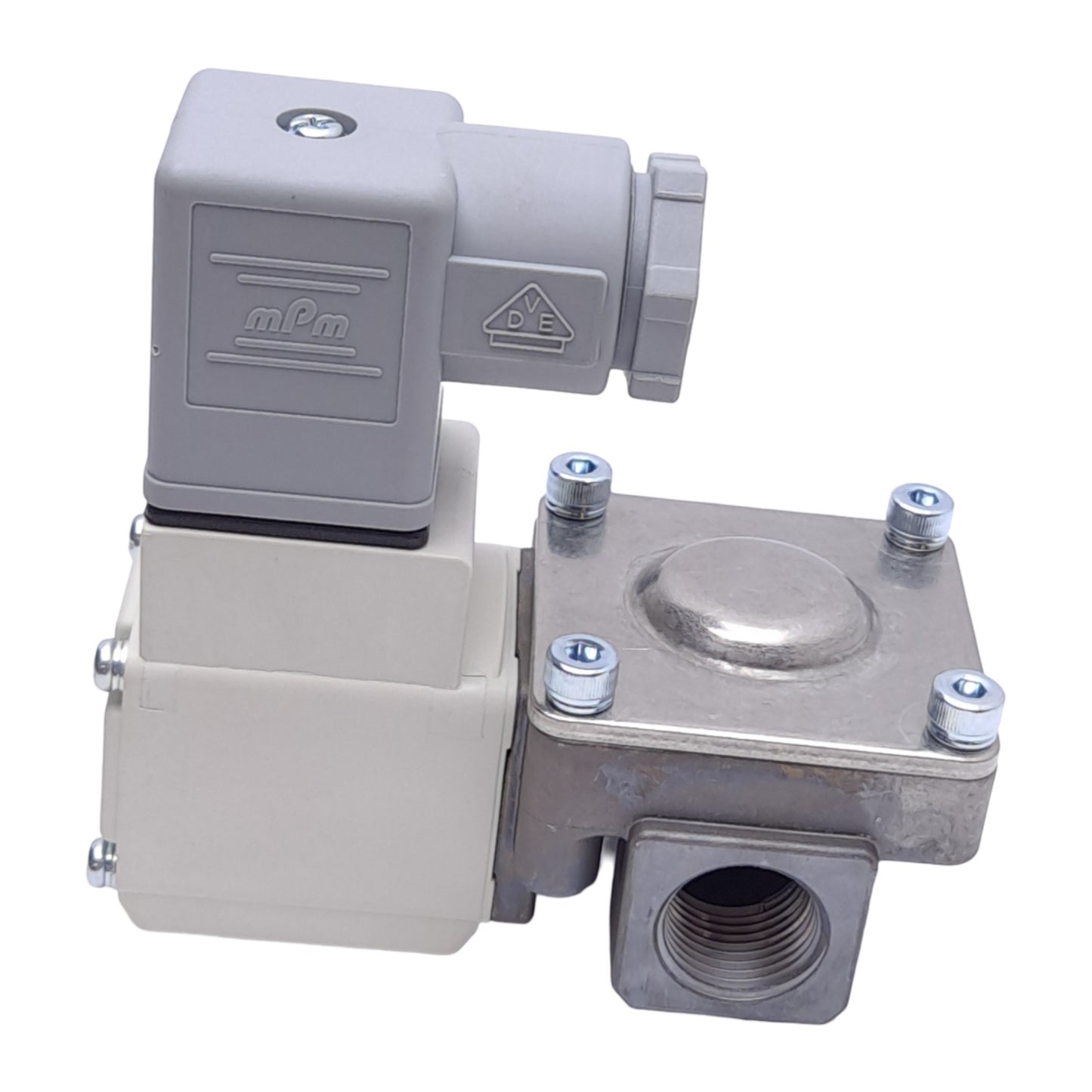 New – Open box SMC VXD230BHXB Solenoid Valve, NC, Rc 3/8", 100VAC, ø10mm Orifice, 0.02-0.9MPa