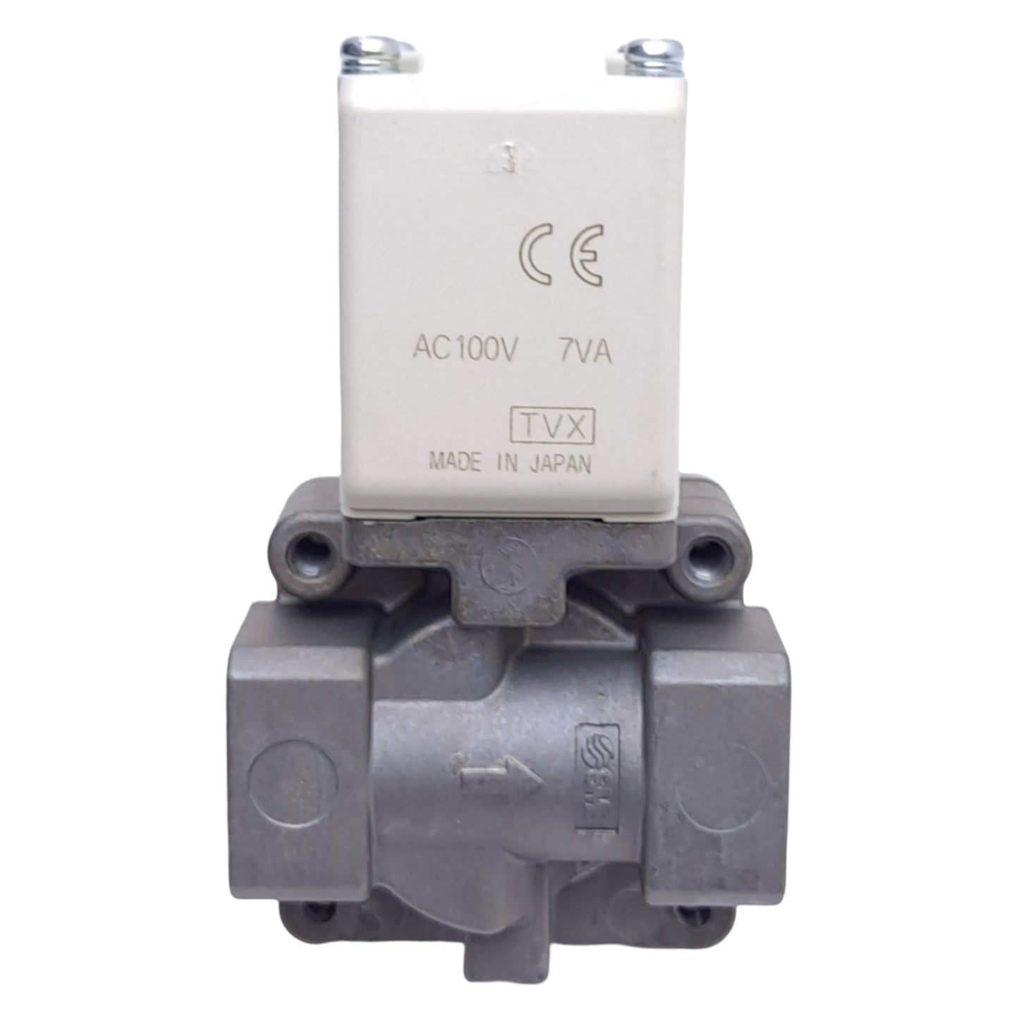 New – Open box SMC VXD230BHXB Solenoid Valve, NC, Rc 3/8", 100VAC, ø10mm Orifice, 0.02-0.9MPa