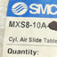 New SMC MXS8-10A Pneumatic Air Slide Table, 8mm Bore, 10mm Stroke, M5 Ports