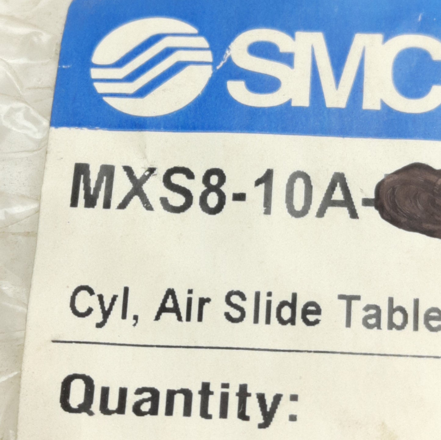 New SMC MXS8-10A Pneumatic Air Slide Table, 8mm Bore, 10mm Stroke, M5 Ports
