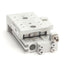 New SMC MXS8-10A Pneumatic Air Slide Table, 8mm Bore, 10mm Stroke, M5 Ports