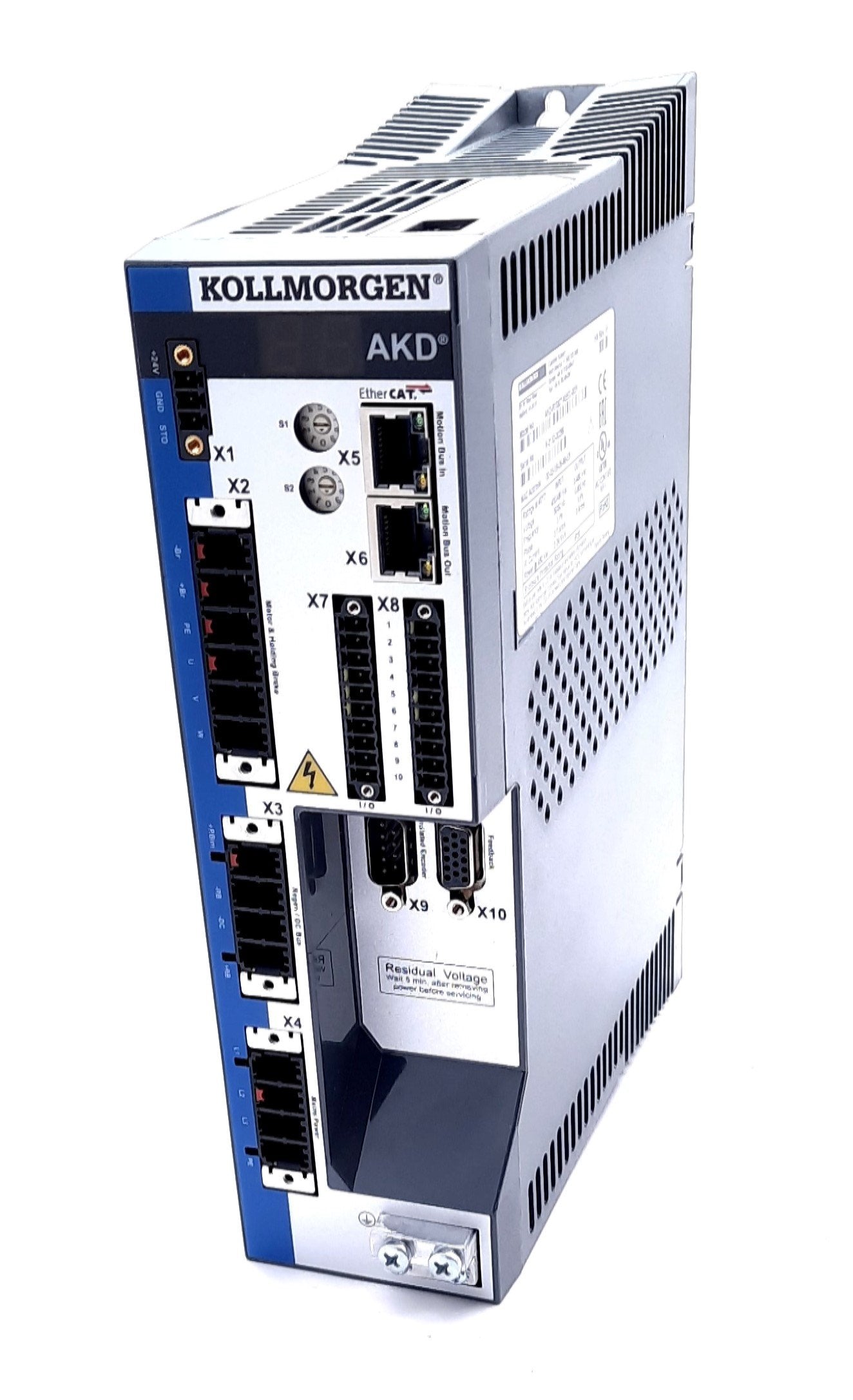 New Kollmorgen AKD-P00307-NBEC-0091 Servo Drive Input 3 Phase 400/480VAC 3A