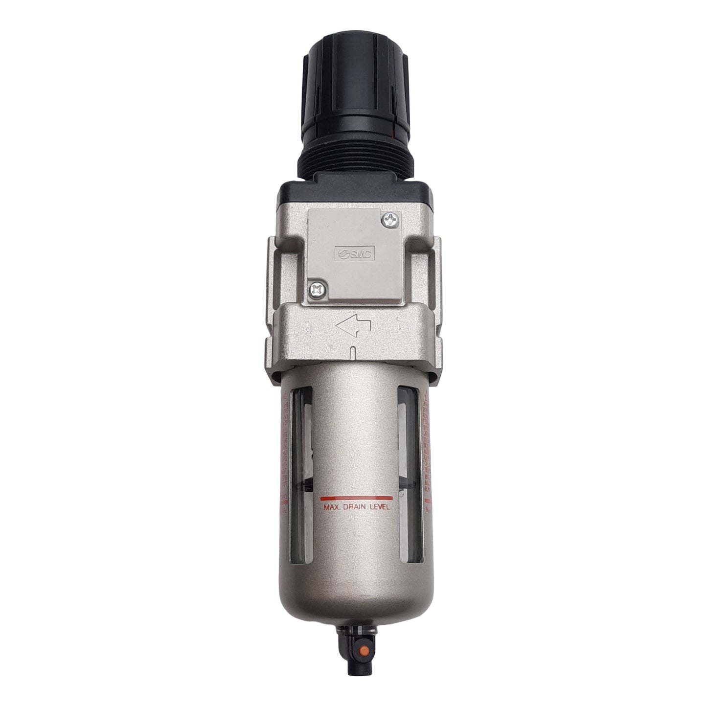 New SMC AW30-N02E-Z Filter Regulator, 7-125PSI Set, 5µm Filtration, 1/4in NPT Ports
